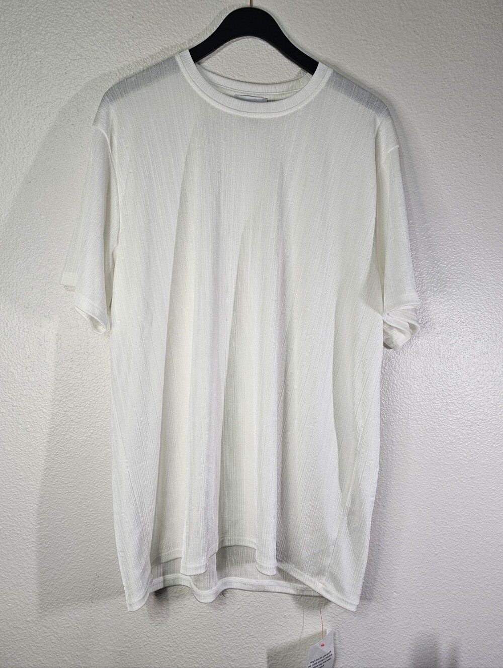 Topman Classic Fit Sheer Rib Knit T-Shirt